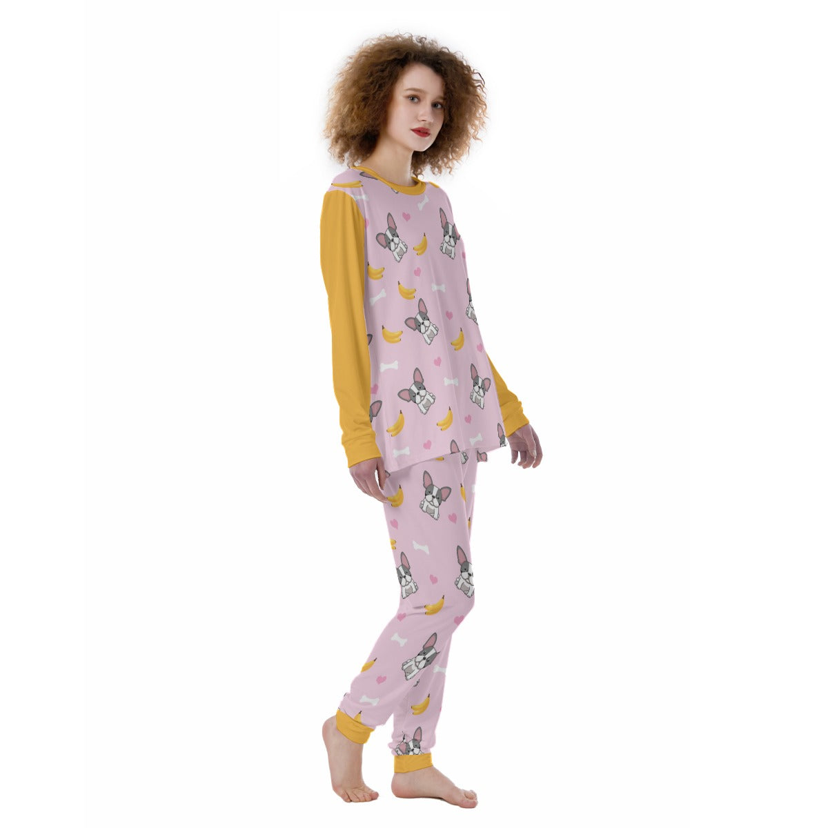 Clover Frenchie Loungewear Set for Frenchie Enthusiasts-fadou