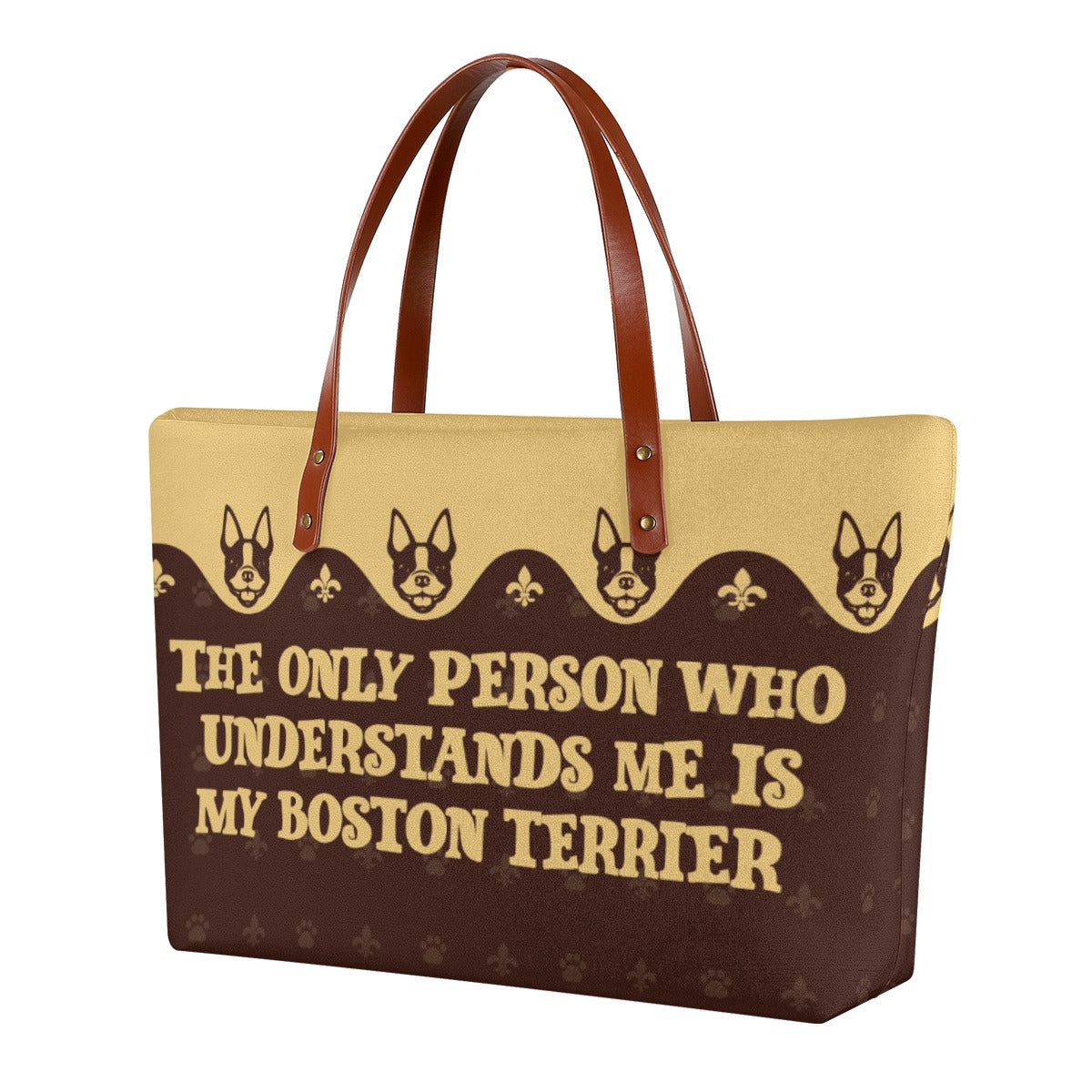 Piper French Bulldog Canvas Carryall for Bulldog Owners-fadou