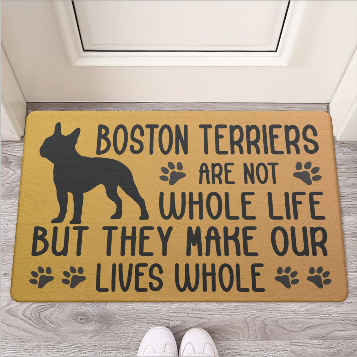 Moose- Door Mat for Boston Terrier Lovers for Frenchie Enthusiasts-fadou