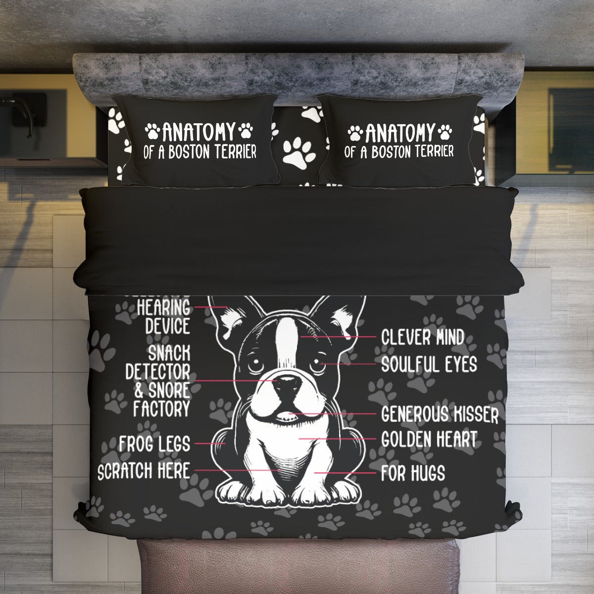 Willow French Bulldog Bedding Collection for Bulldog Owners-fadou