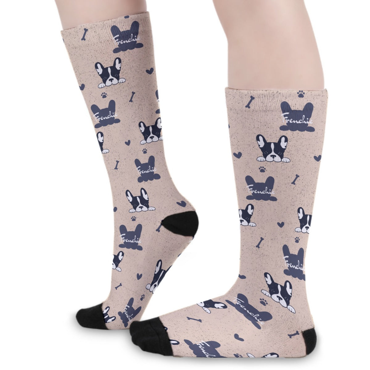 Ivy French Bulldog Ankle Socks for Frenchie Enthusiasts-fadou