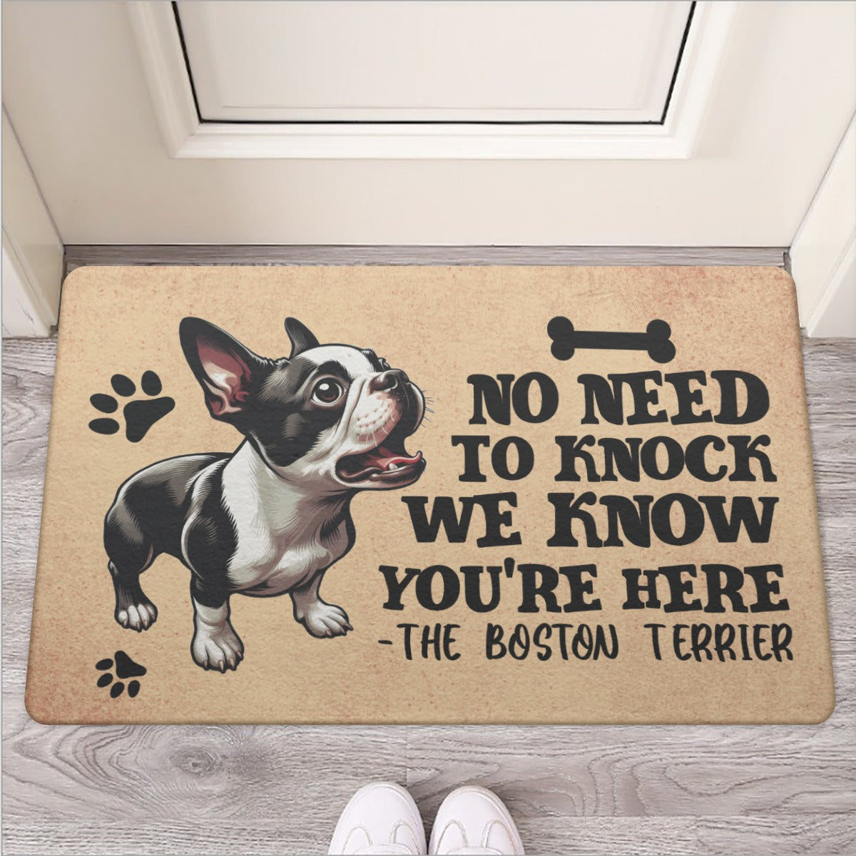 Dixie - Door Mat for Boston Terrier Lovers for Frenchie Enthusiasts-fadou