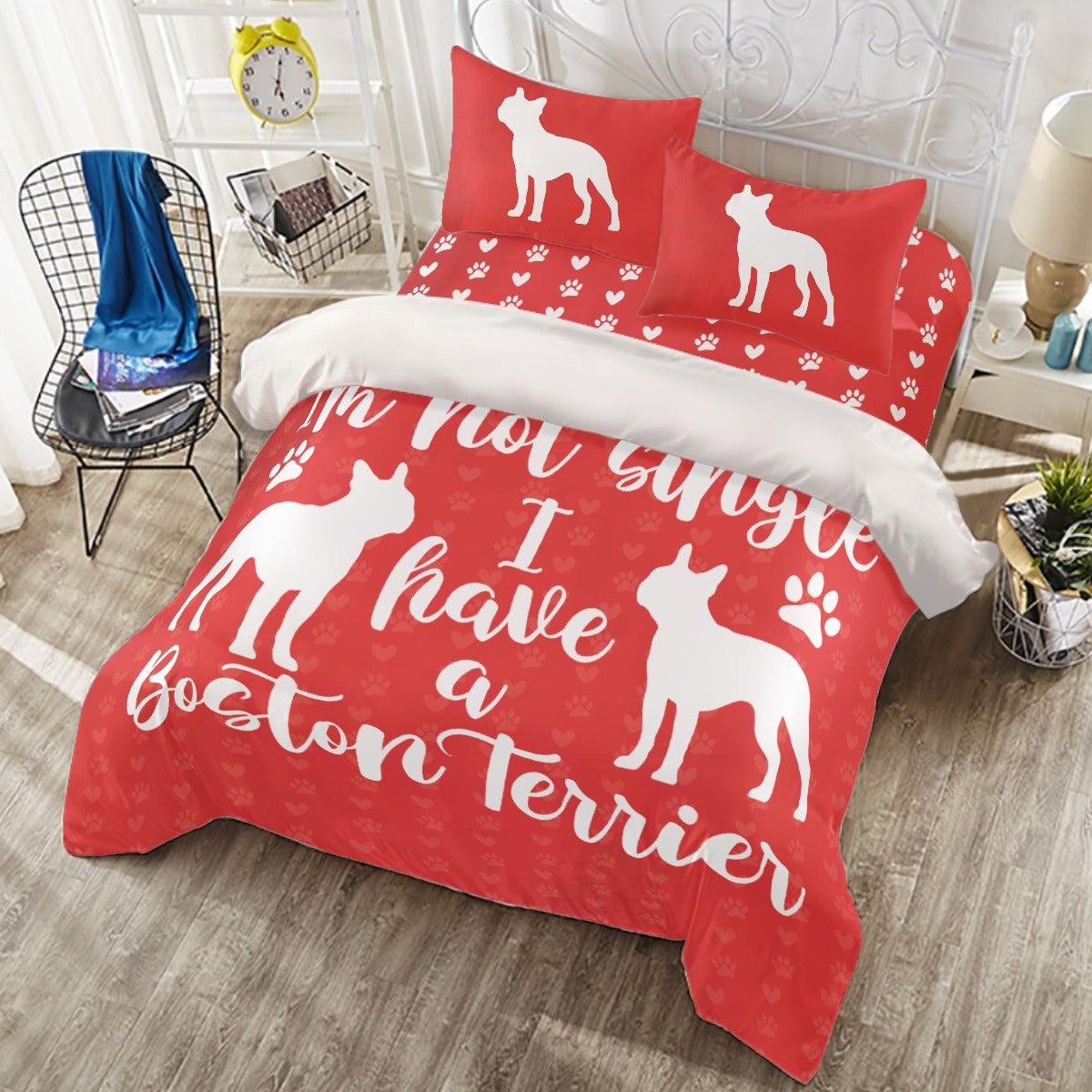 Charlie French Bulldog Bed Linen Set for Bulldog Owners-fadou