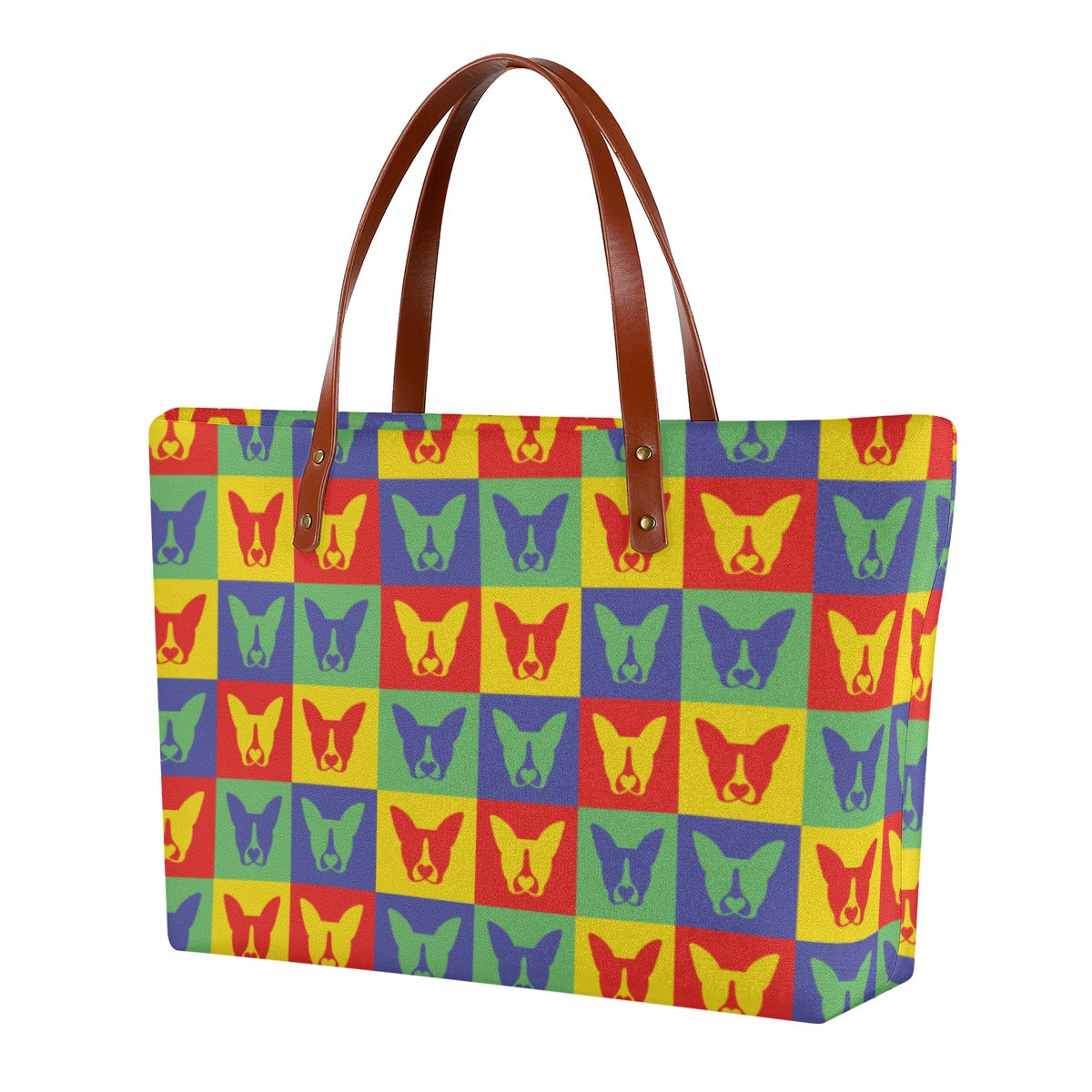 Molly French Bulldog Shoulder Handbag for Frenchie Fans-fadou