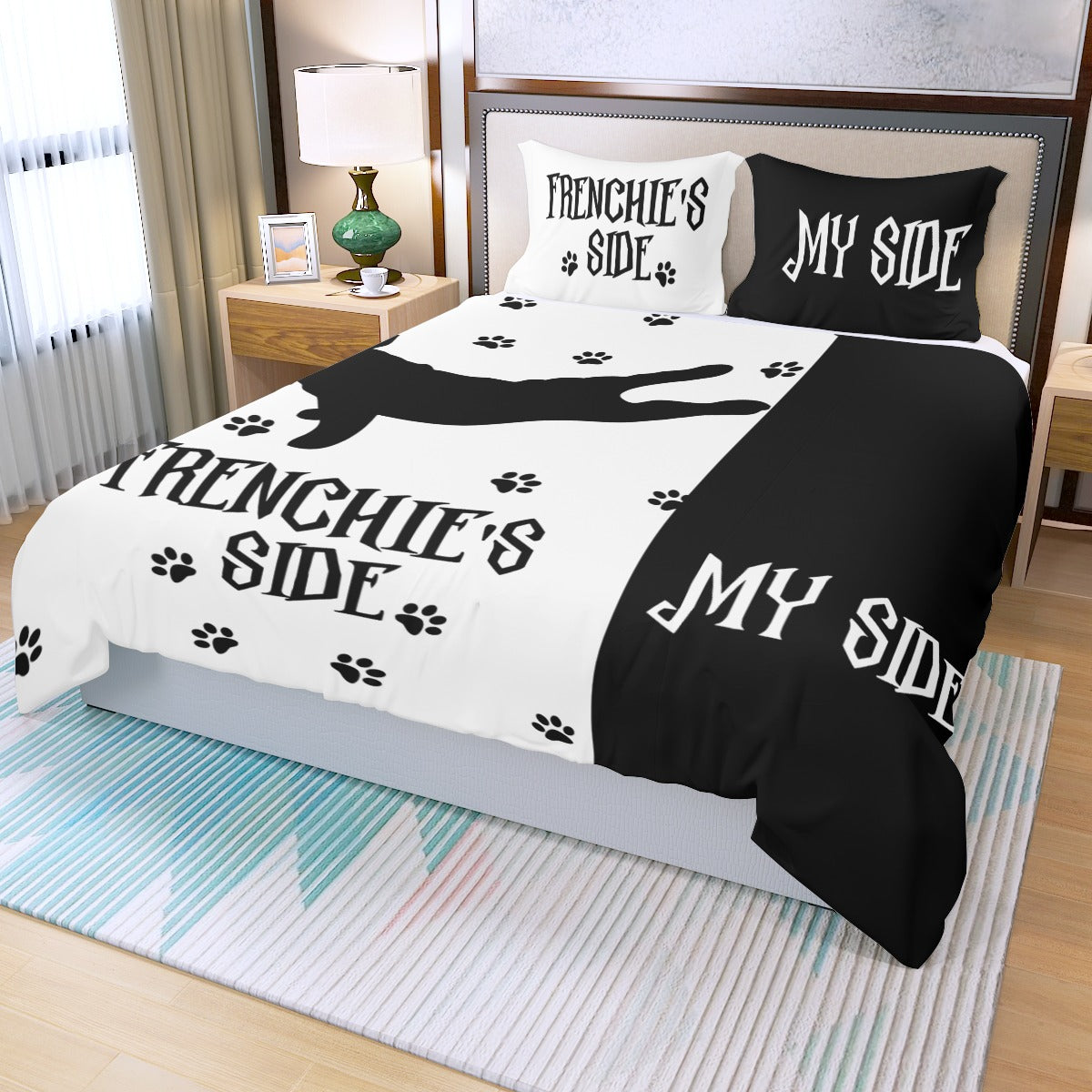Frenchie's Side - Bedding Set for Travel Comfort and Safety-fadou
