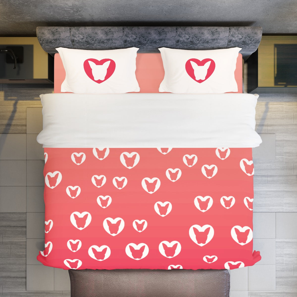 Chance Frenchie Duvet Cover Set for Frenchie Enthusiasts-fadou