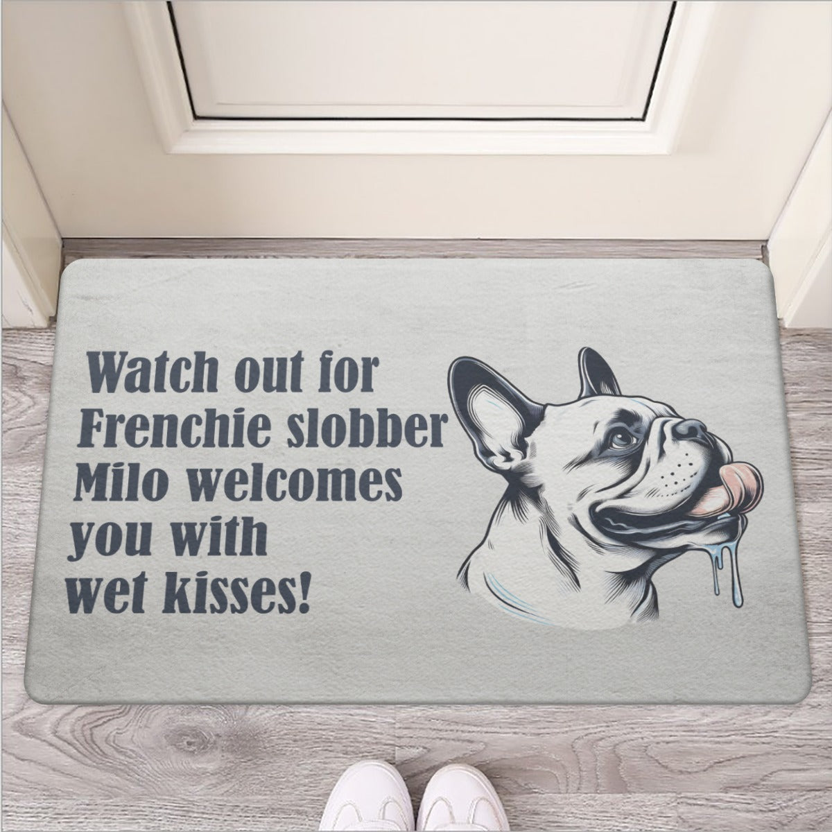 French Bulldog Personalized Entry Mat for Dog Moms & Dads-fadou