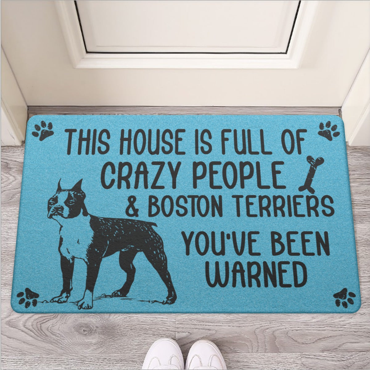 Poppy - Door Mat for Boston Terrier Lovers for Frenchie Fans-fadou