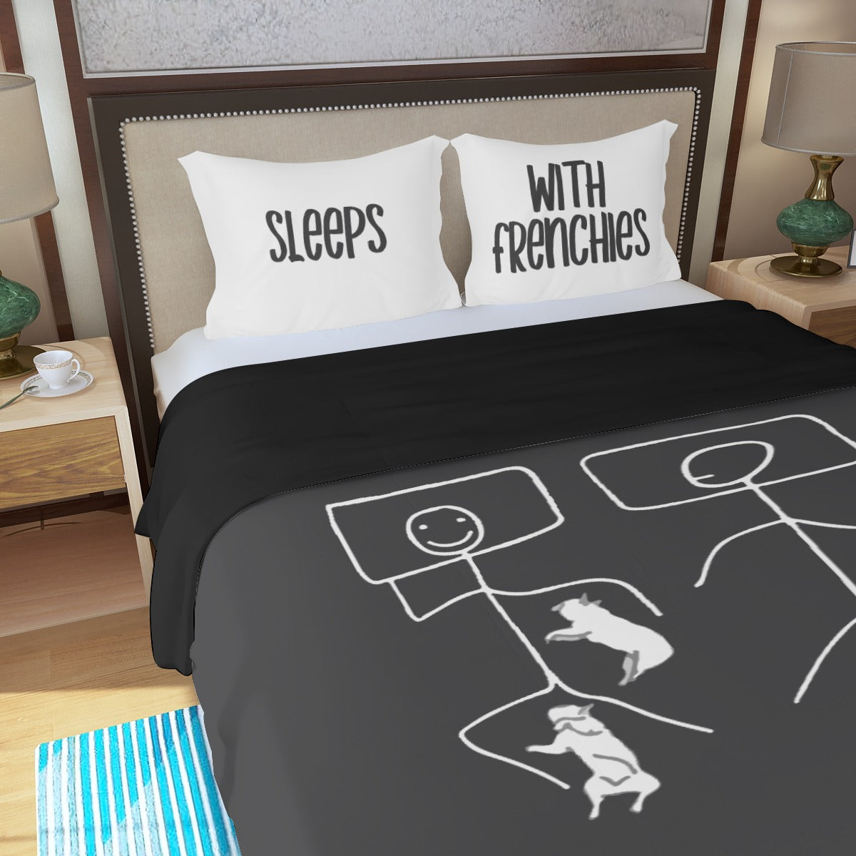 Kobe French Bulldog Bedding Collection for Frenchie Enthusiasts-fadou