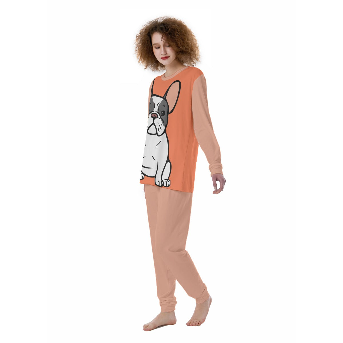 Moxie French Bulldog Cotton Pajamas for Frenchie Enthusiasts-fadou