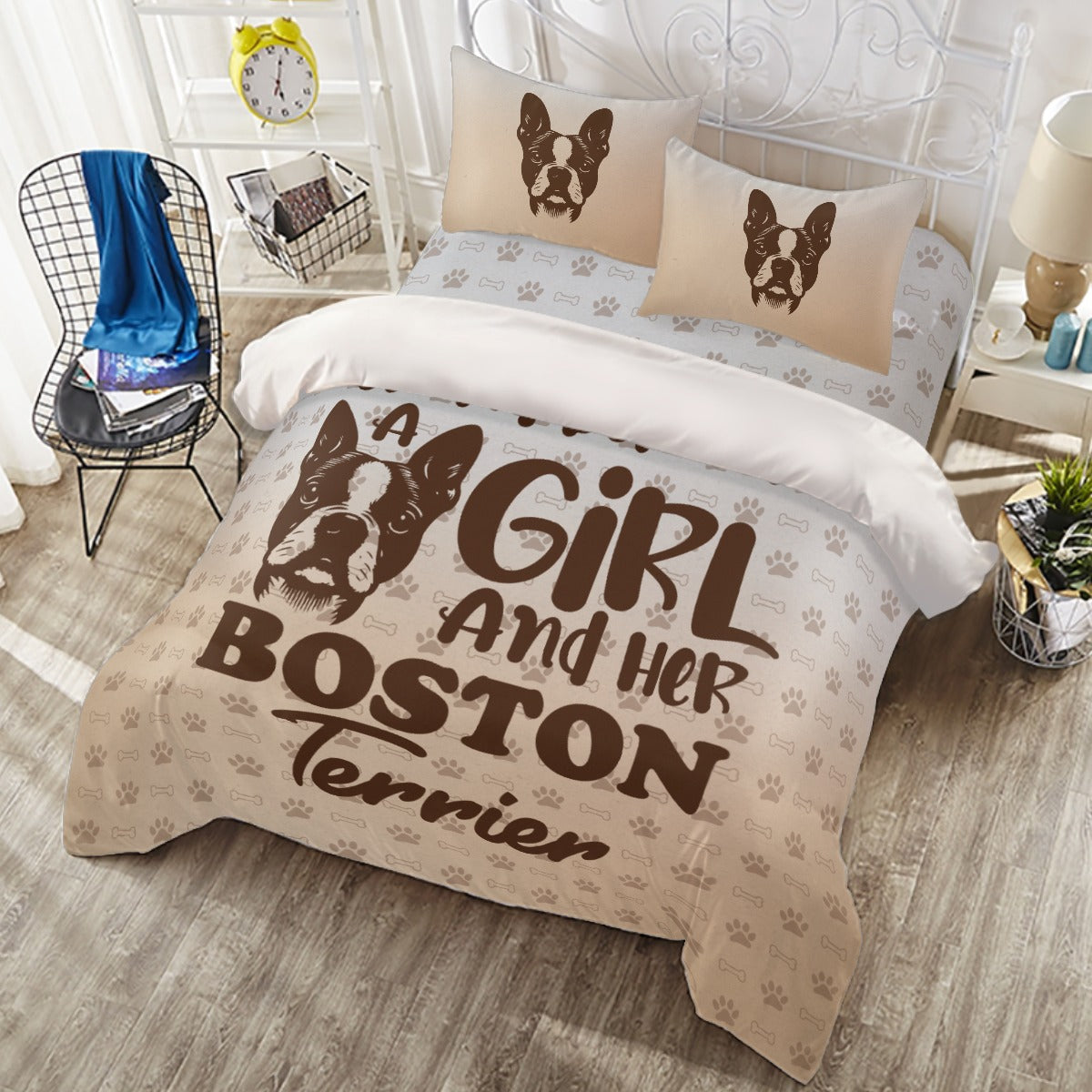 June French Bulldog Bed Linen Set for Frenchie Enthusiasts-fadou