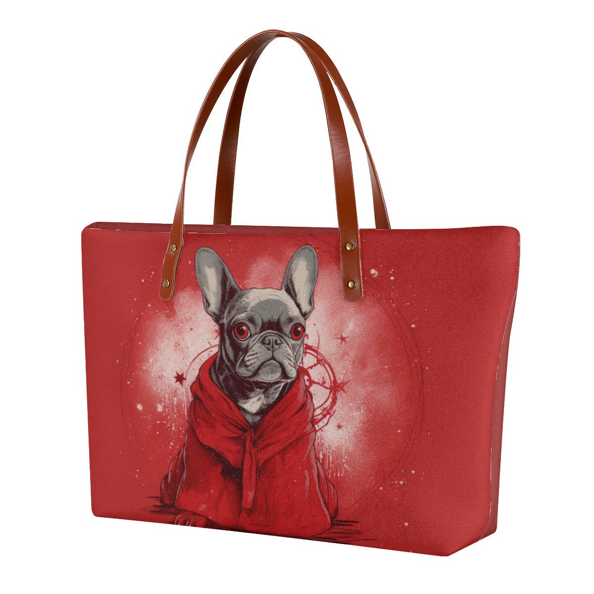 Women's Frenchie Tote Bag - Mystical Canine Accessory for Pet Parents-fadou