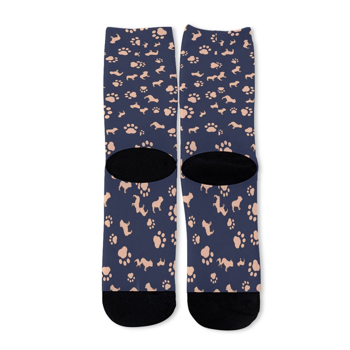 Apollo French Bulldog Patterned Socks for Everyday Wear-fadou