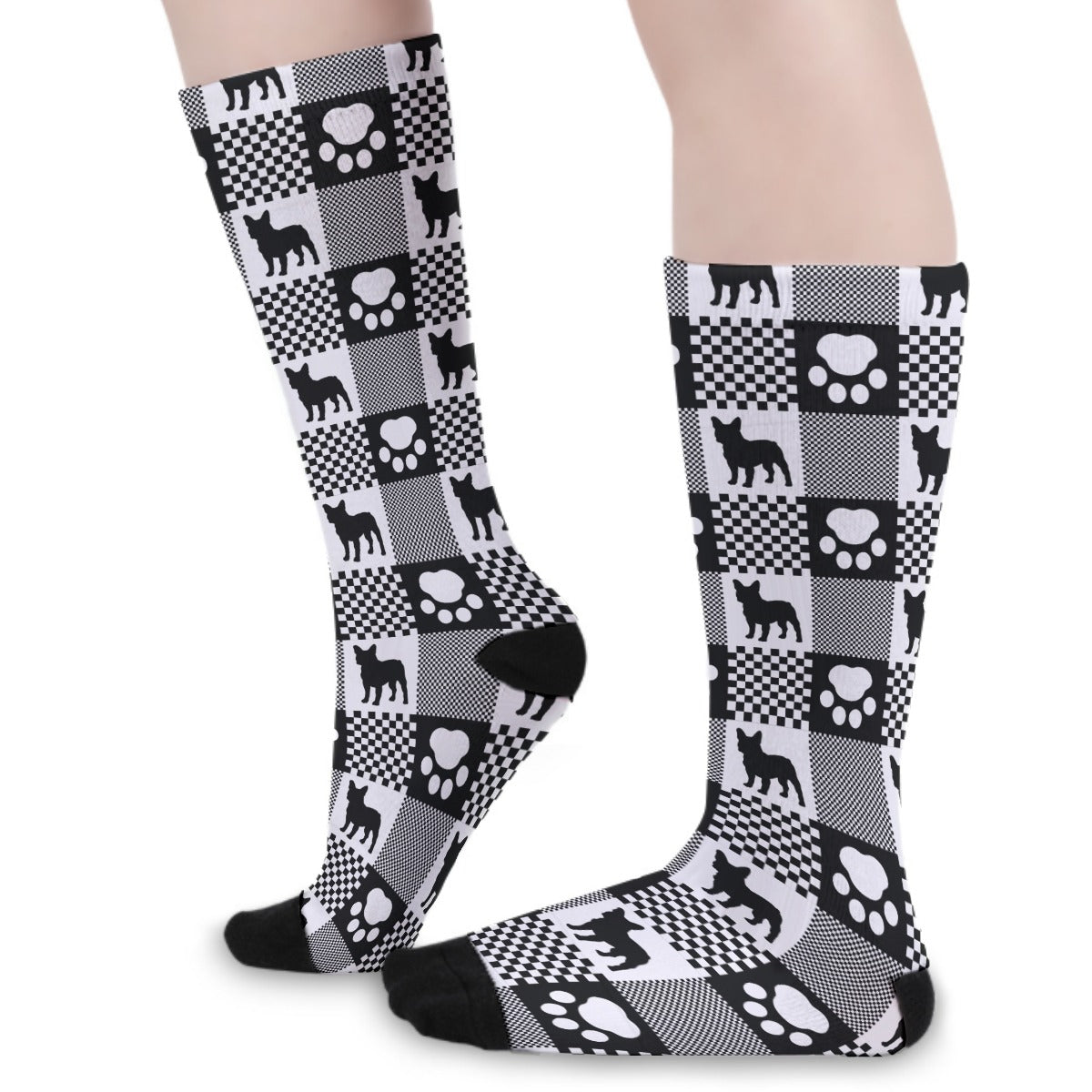 Kya French Bulldog Cotton Socks for Frenchie Enthusiasts-fadou