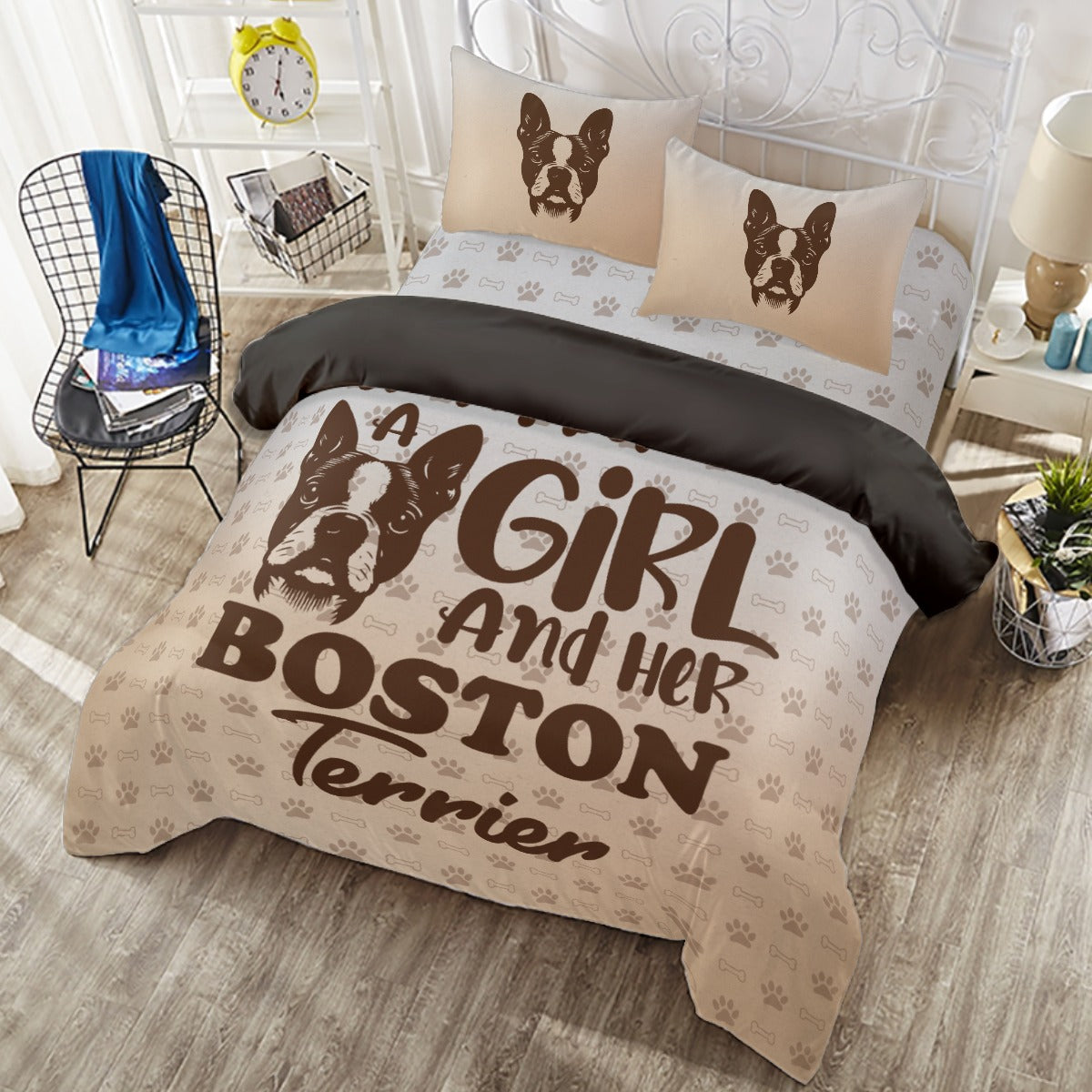June French Bulldog Bed Linen Set for Frenchie Enthusiasts-fadou