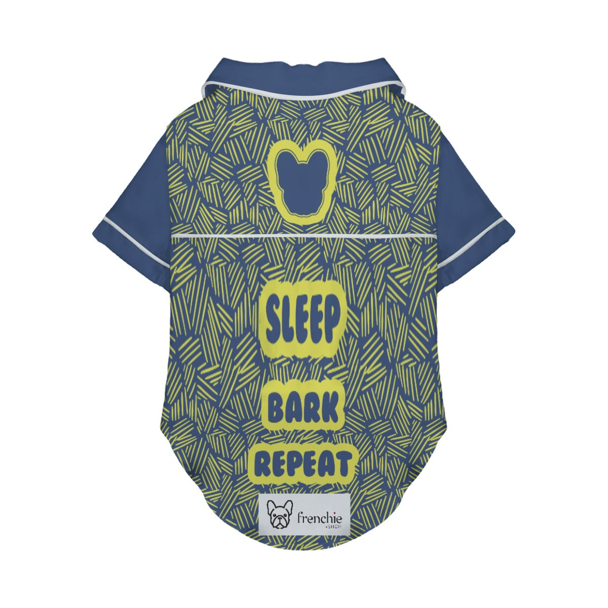 Sleep, Bark, Repeat- Pajamas for French Bulldog for French Bulldogs-fadou
