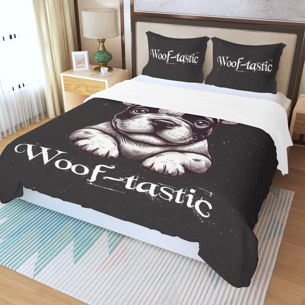 Emil French Bulldog Bedding Collection for Dog Park Days-fadou