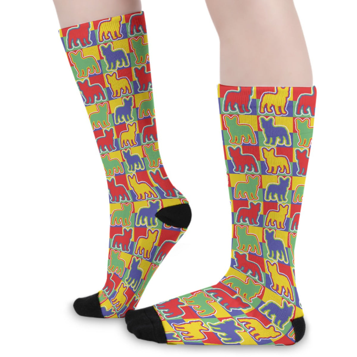 Romeo French Bulldog Ankle Socks for Frenchie Enthusiasts-fadou