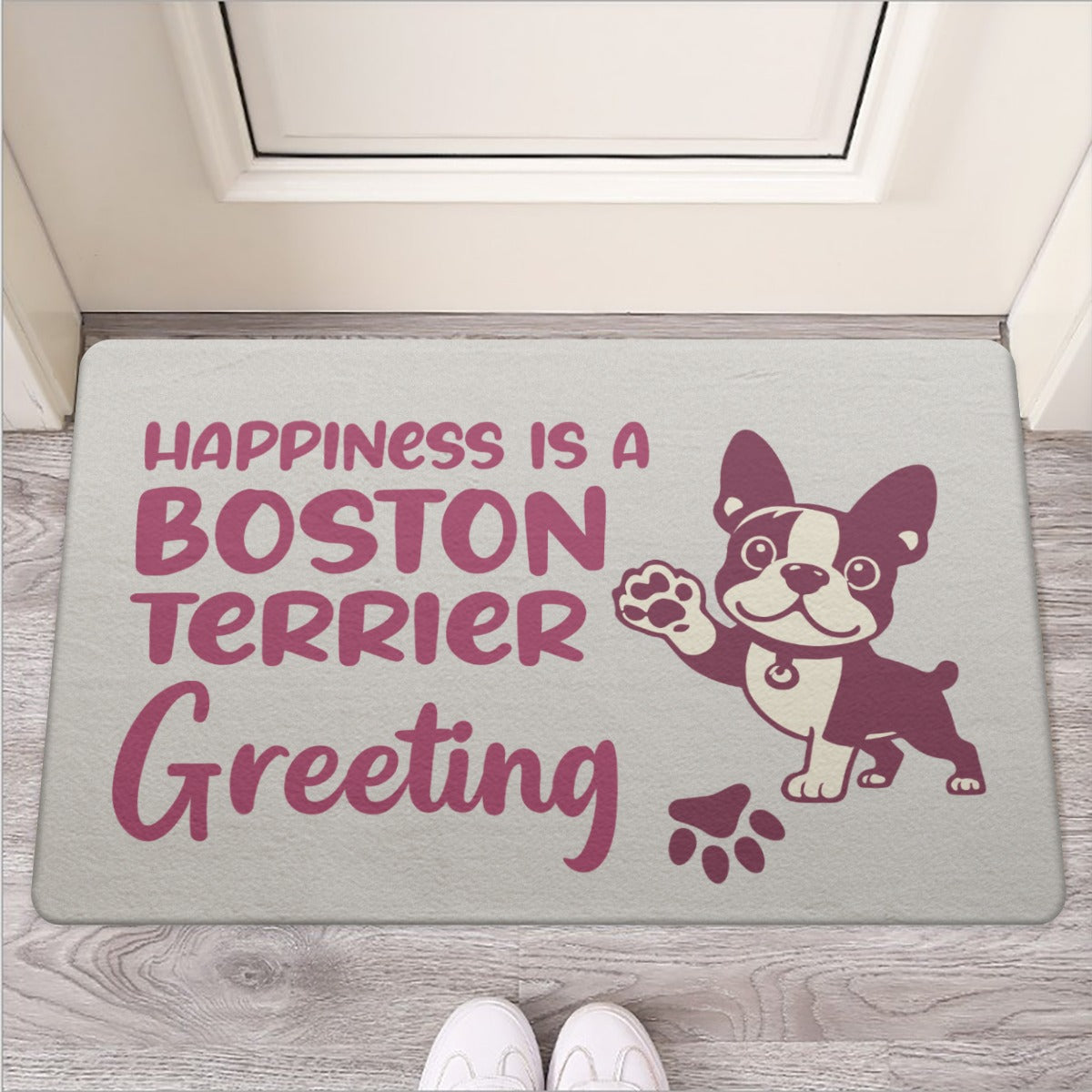 Murphy - Door Mat for Boston Terrier Lovers for Dog Park Days-fadou