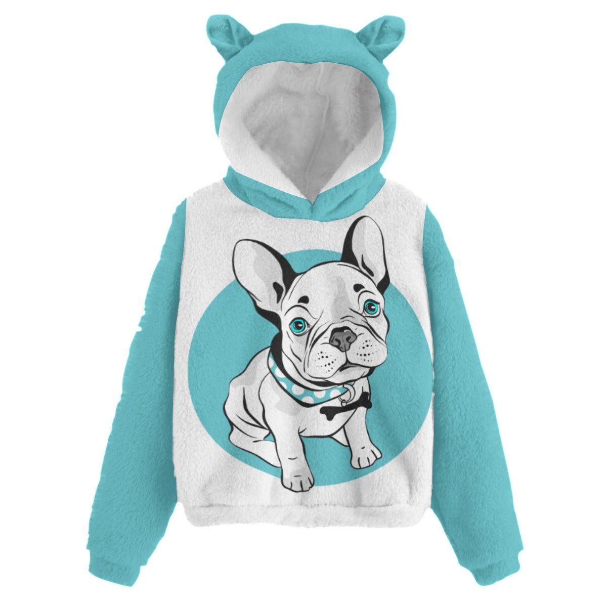 French Bulldog Fleece Pet Parent Pullover for Dog Lovers-fadou