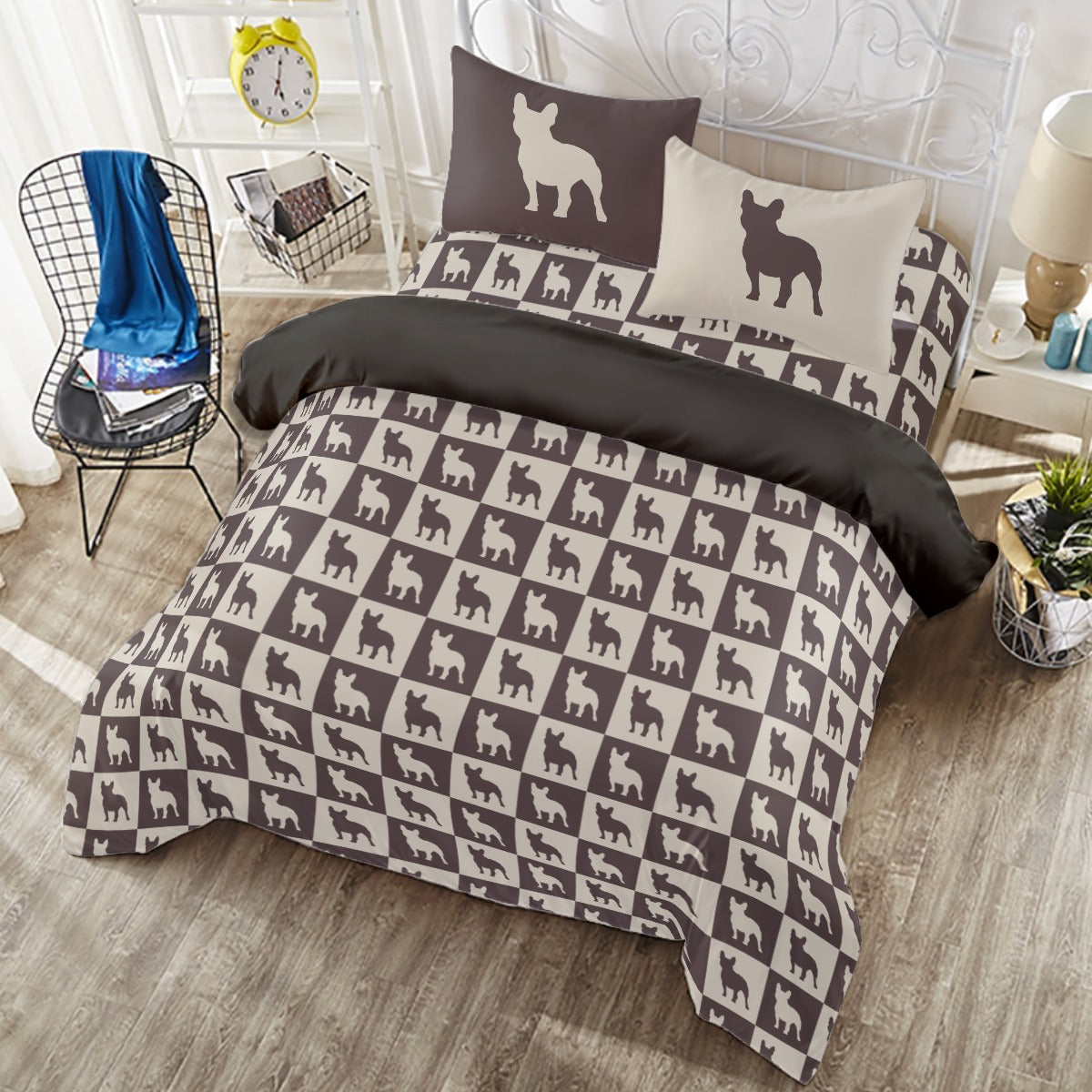 Bandit French Bulldog Sheet Set for Frenchie Enthusiasts-fadou