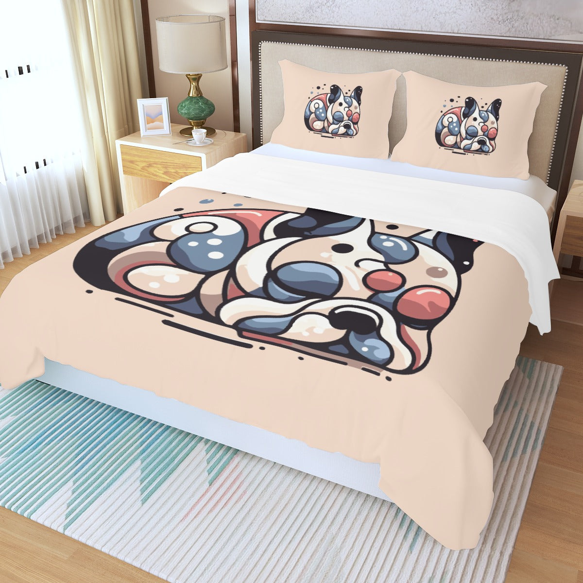 Claud French Bulldog Bedding Collection for Frenchie Fans-fadou