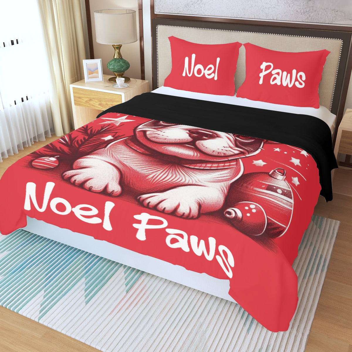 Jaq French Bulldog Bed Linen Set for Frenchie Enthusiasts-fadou