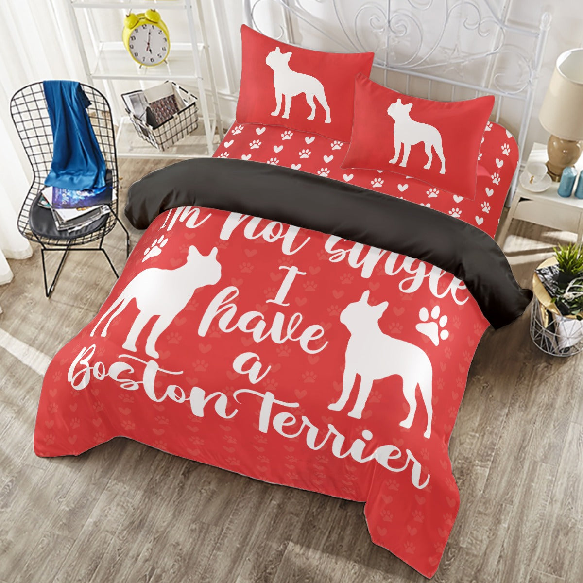 Charlie French Bulldog Bed Linen Set for Bulldog Owners-fadou