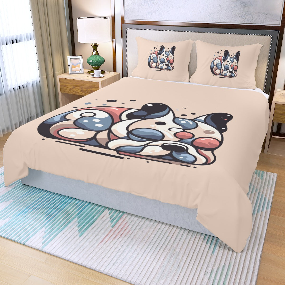 Claud French Bulldog Bedding Collection for Frenchie Fans-fadou