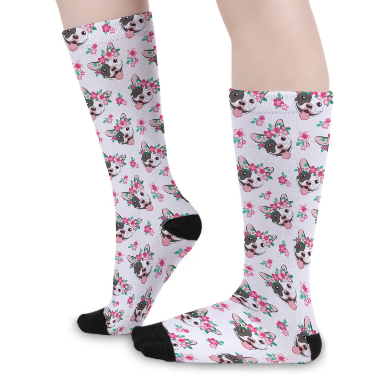Lola French Bulldog Patterned Socks for Dog Moms & Dads-fadou