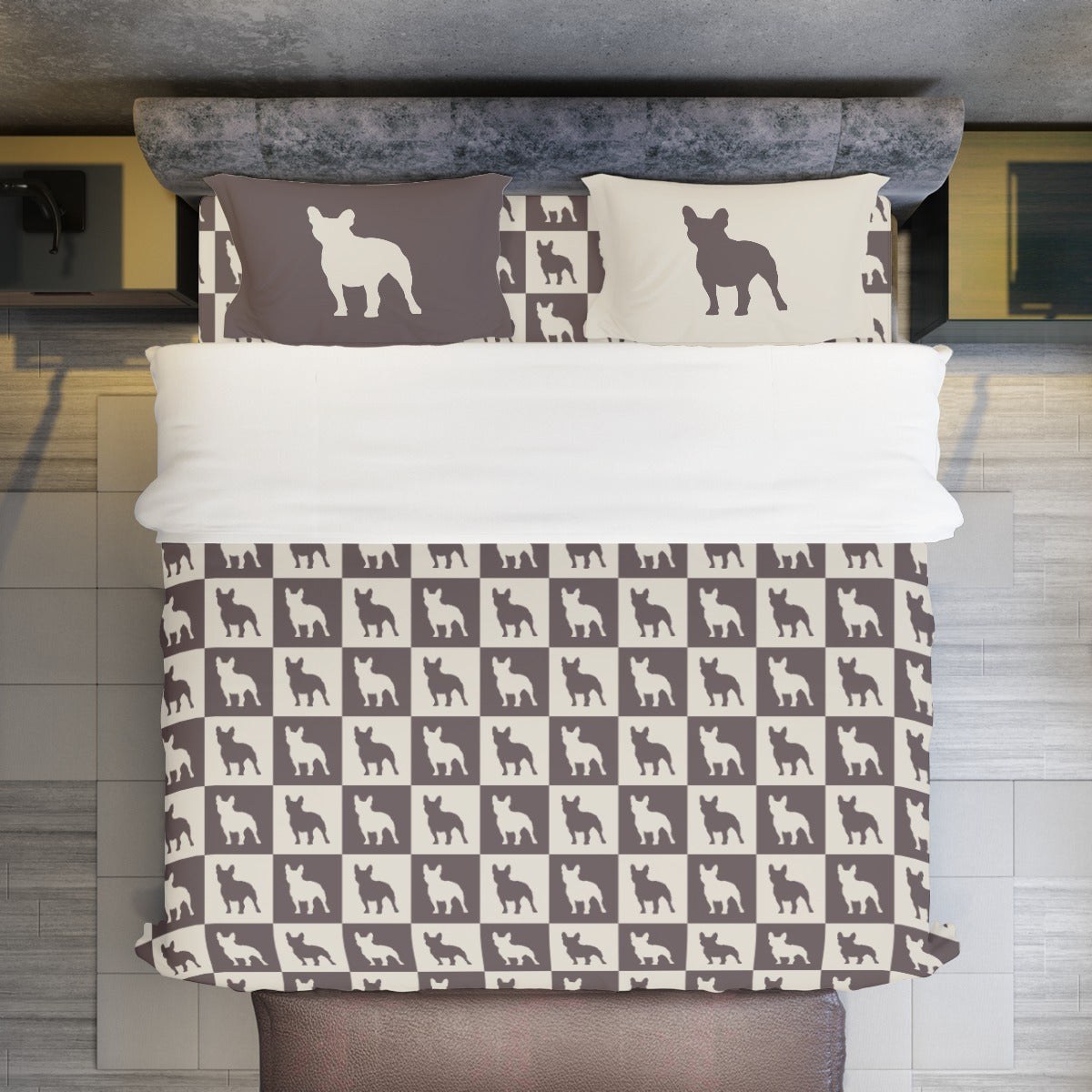 Bandit French Bulldog Sheet Set for Frenchie Enthusiasts-fadou