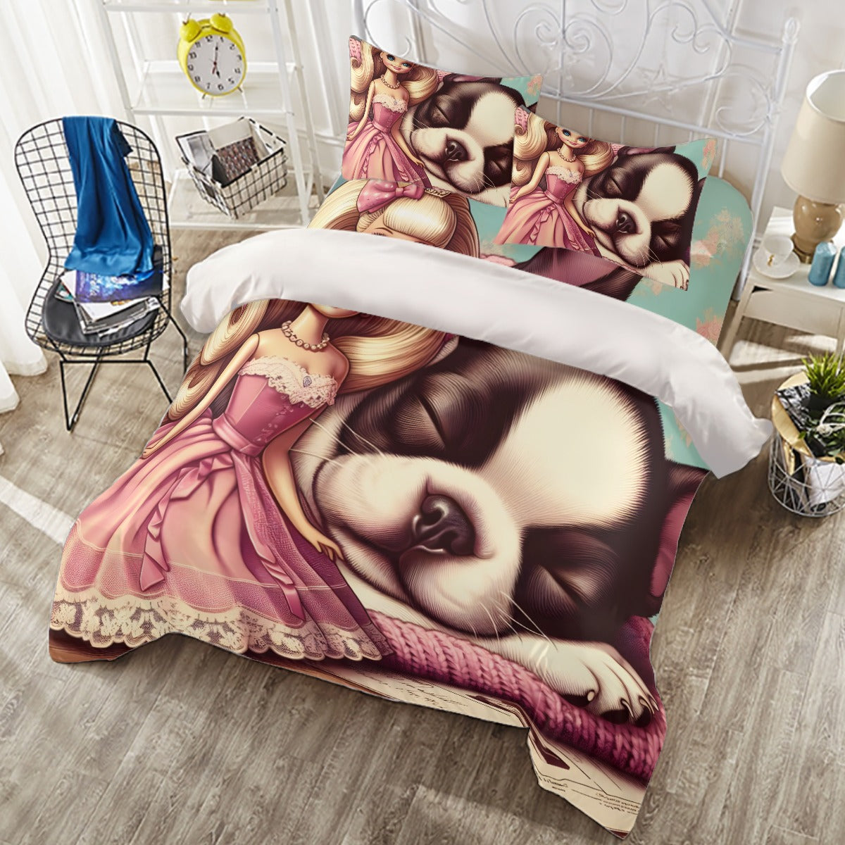 Bowie French Bulldog Sheet Set for Frenchie Enthusiasts-fadou