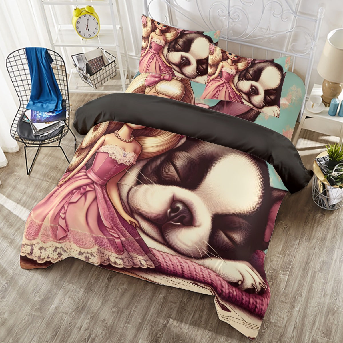 Bowie French Bulldog Sheet Set for Frenchie Enthusiasts-fadou