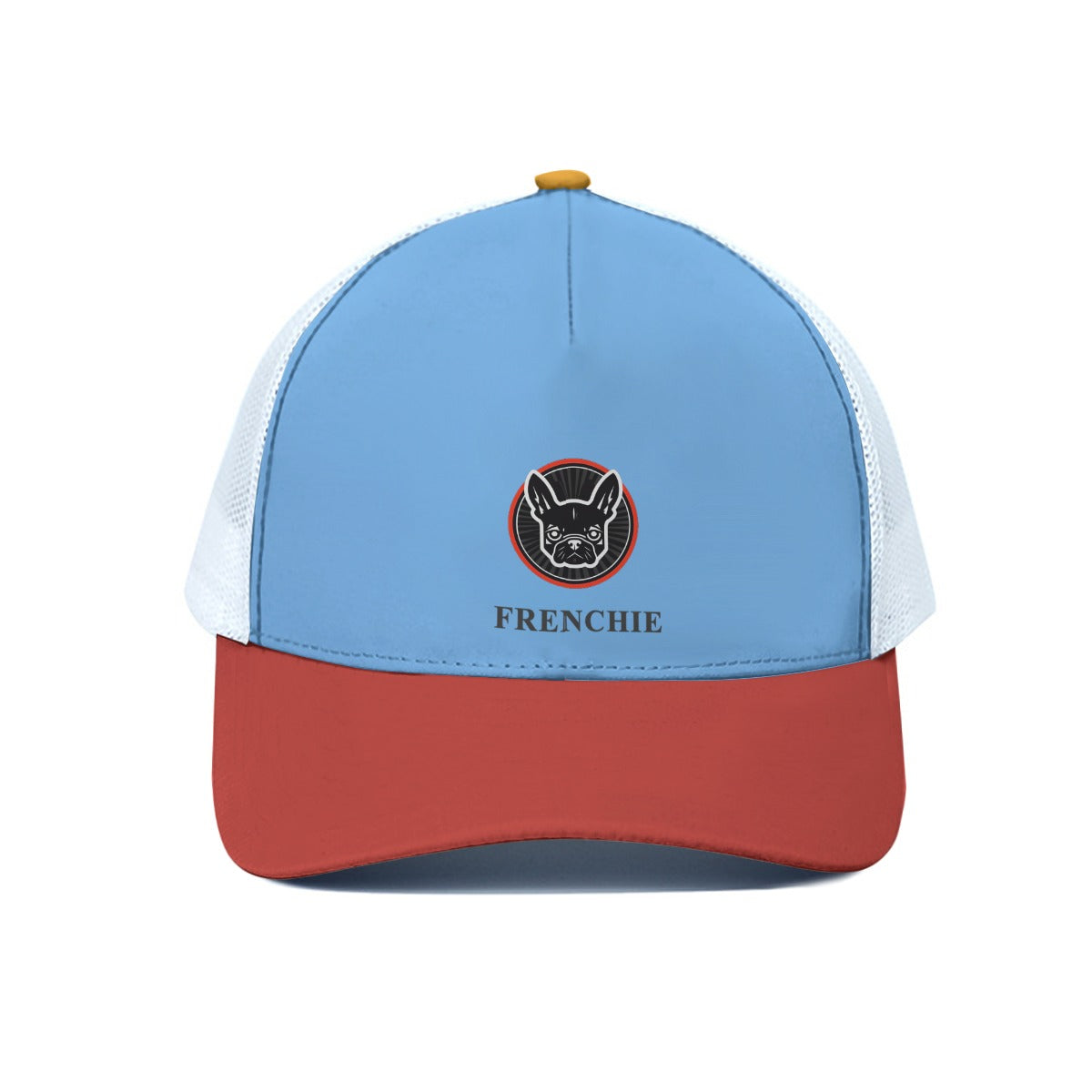 French Bulldog Mesh Snapback Hat for Frenchie Enthusiasts-fadou