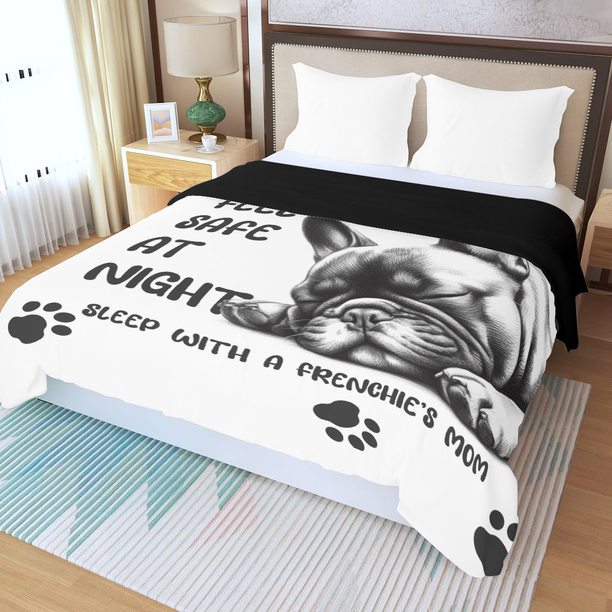Ollie Frenchie Bedding Collection for Frenchie Enthusiasts-fadou