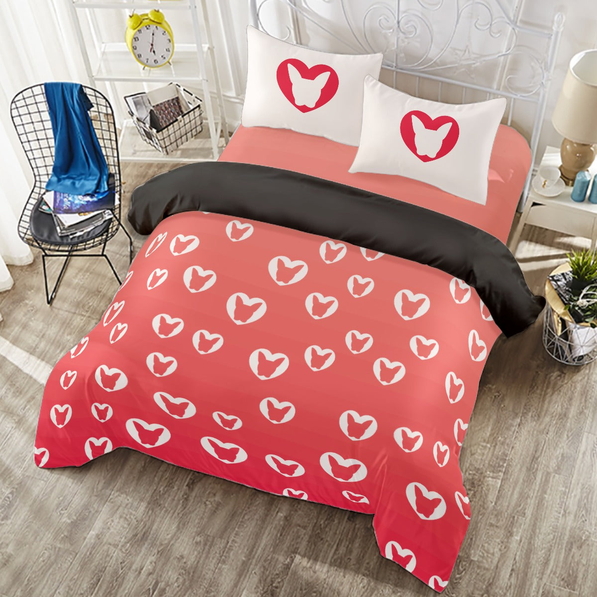 Chance Frenchie Duvet Cover Set for Frenchie Enthusiasts-fadou