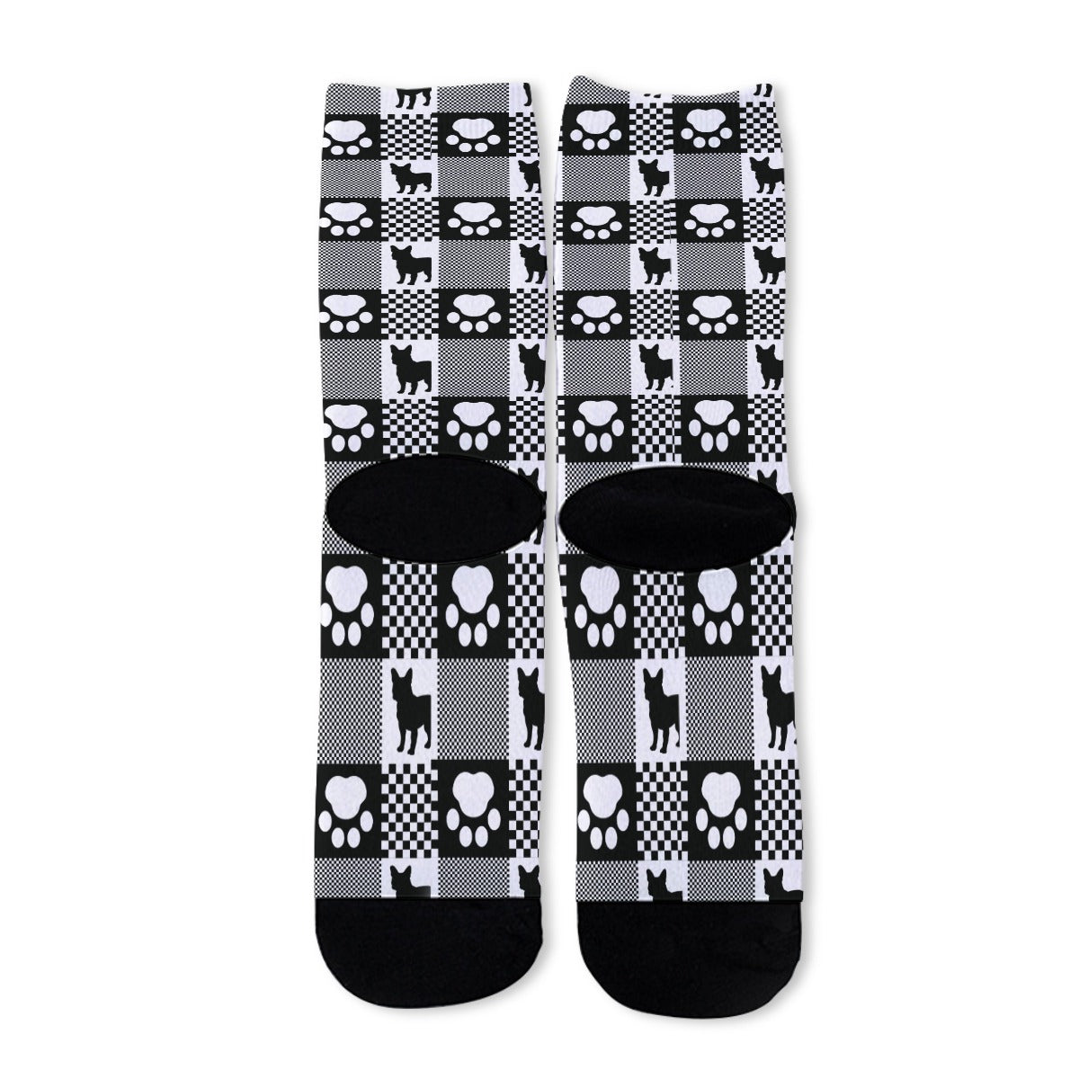 Kya French Bulldog Cotton Socks for Frenchie Enthusiasts-fadou