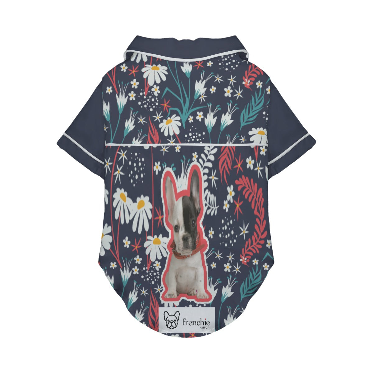 French Bulldog Custom Night Outfit for Short-Nosed Dogs-fadou