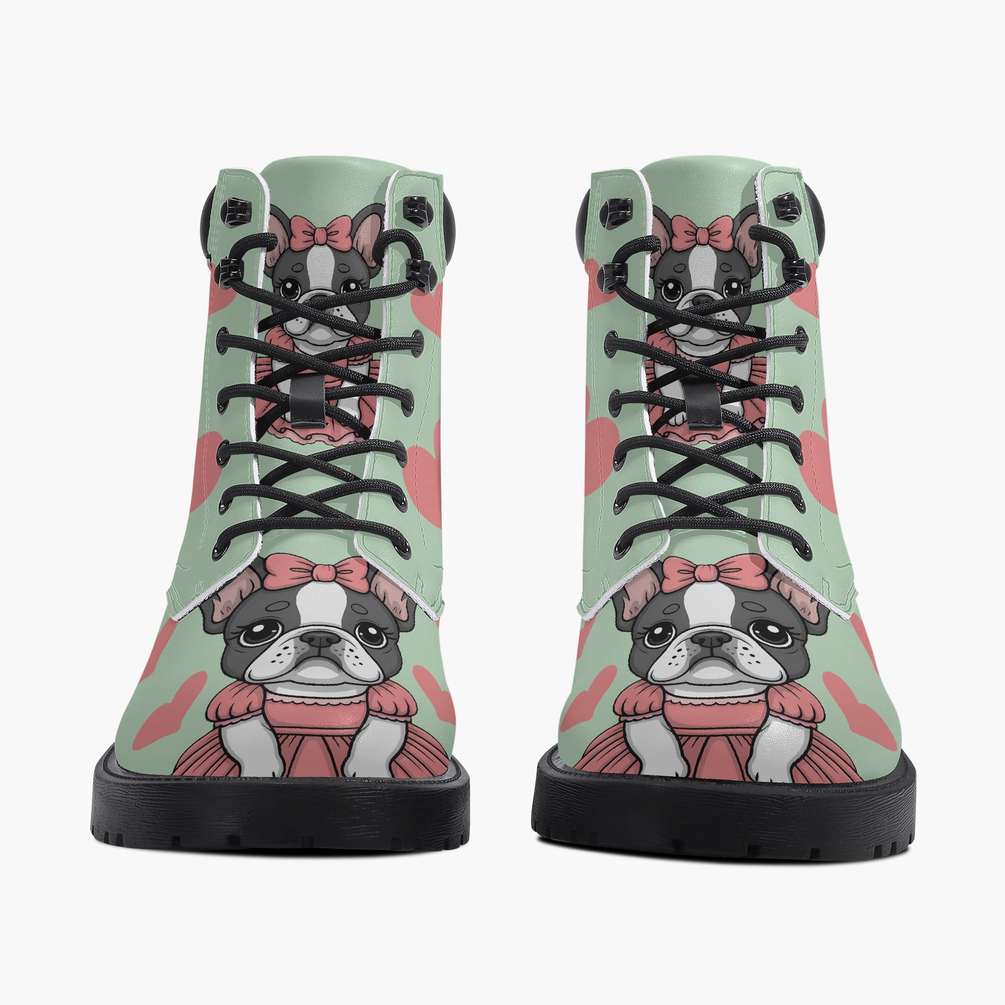 Stormi French Bulldog Ankle Booties for Frenchie Enthusiasts-fadou