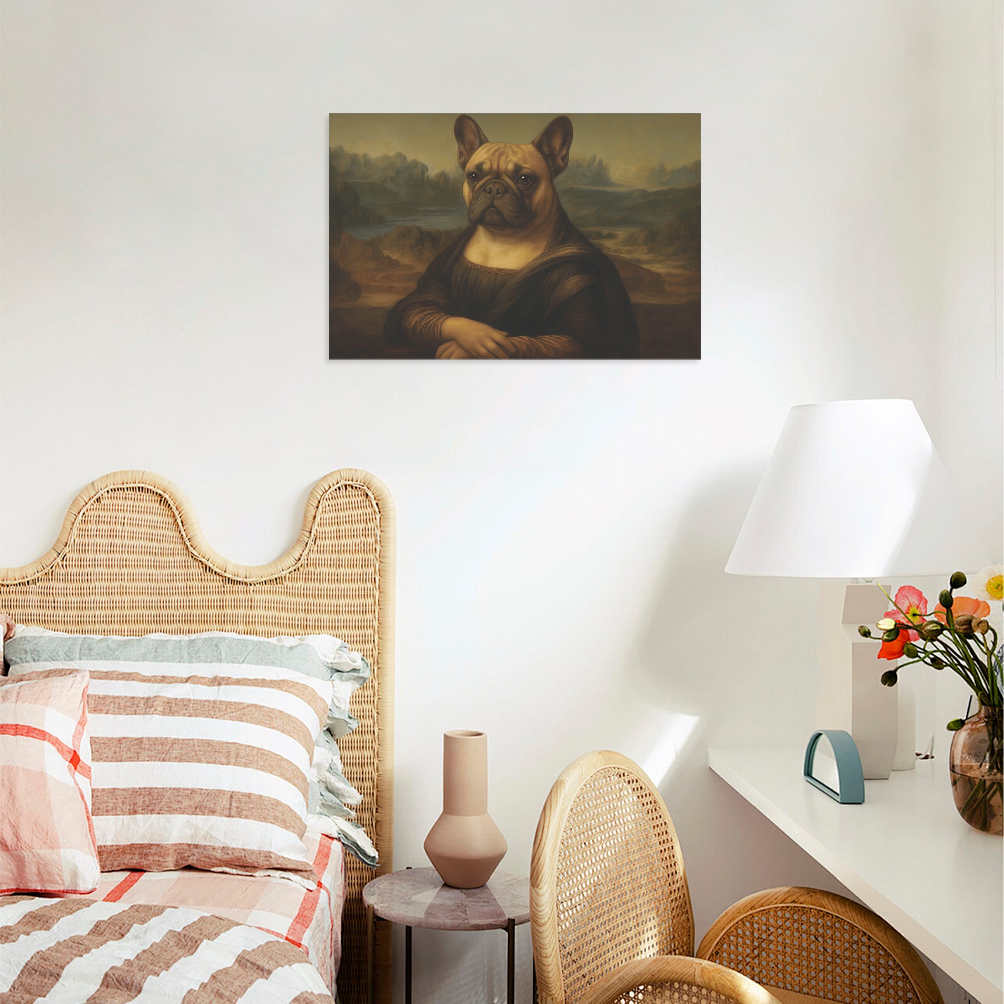 French Bulldog Adorable Framed Poster for Dog Moms & Dads-fadou