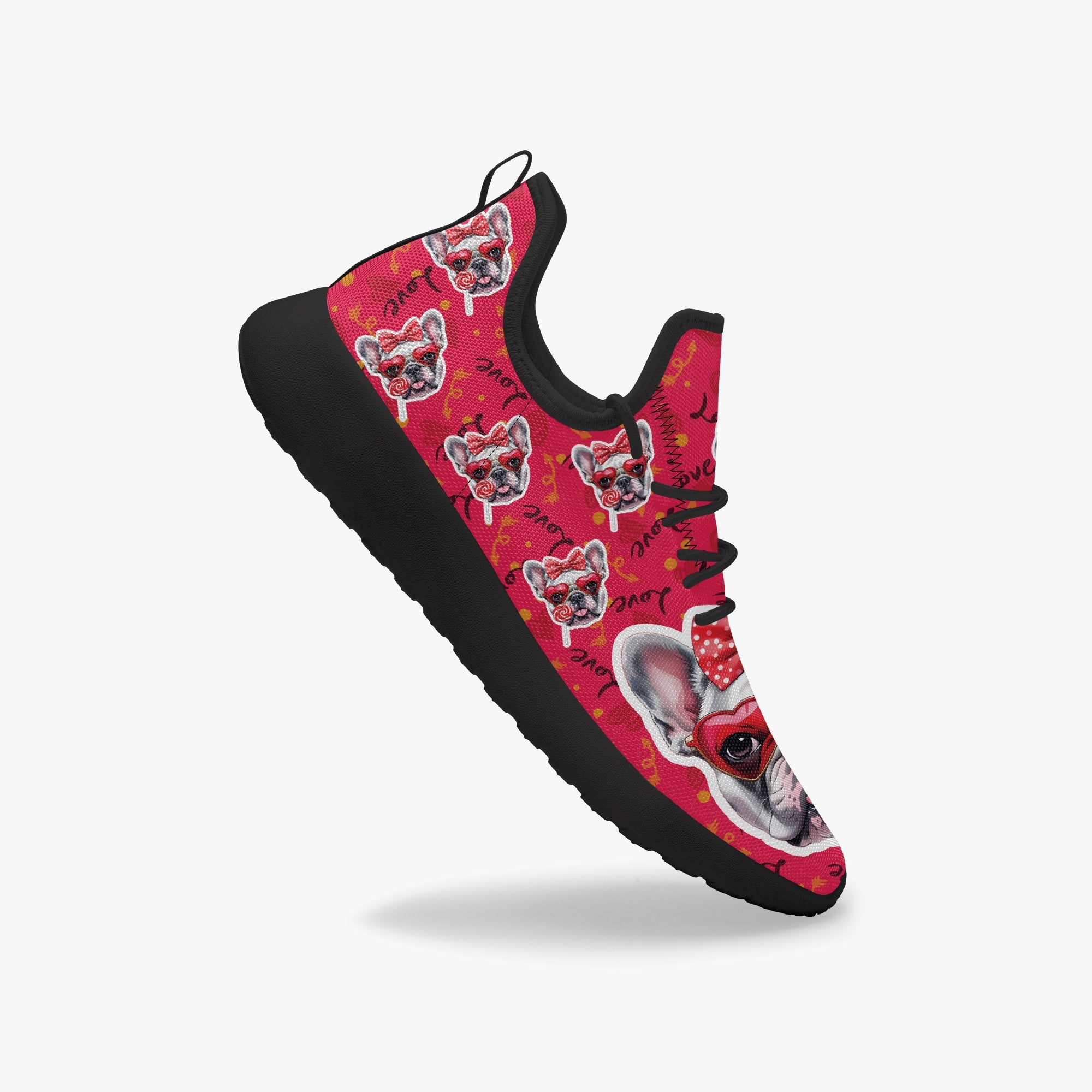 Frenchie Classic Canvas Sneakers for Frenchie Enthusiasts-fadou