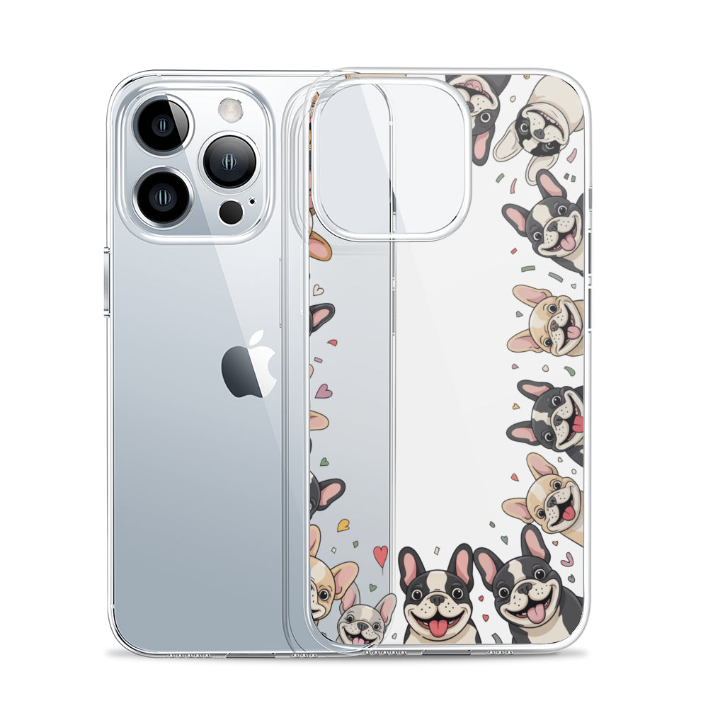 Clear Silicone Protective Case for Frenchie Enthusiasts-fadou