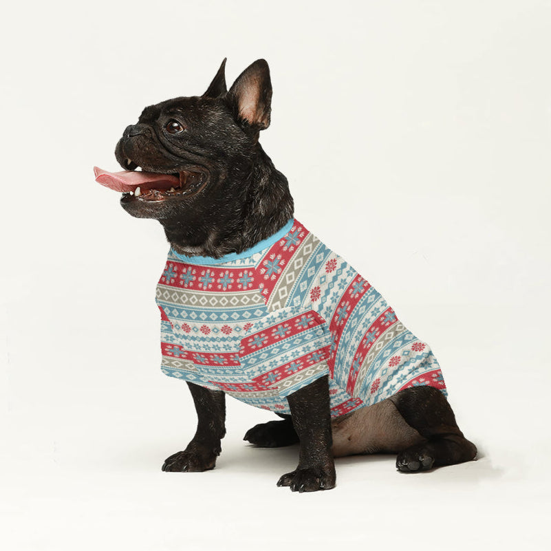 French Bulldog Christmas Warm Knitwear for Brachycephalic Dogs-fadou