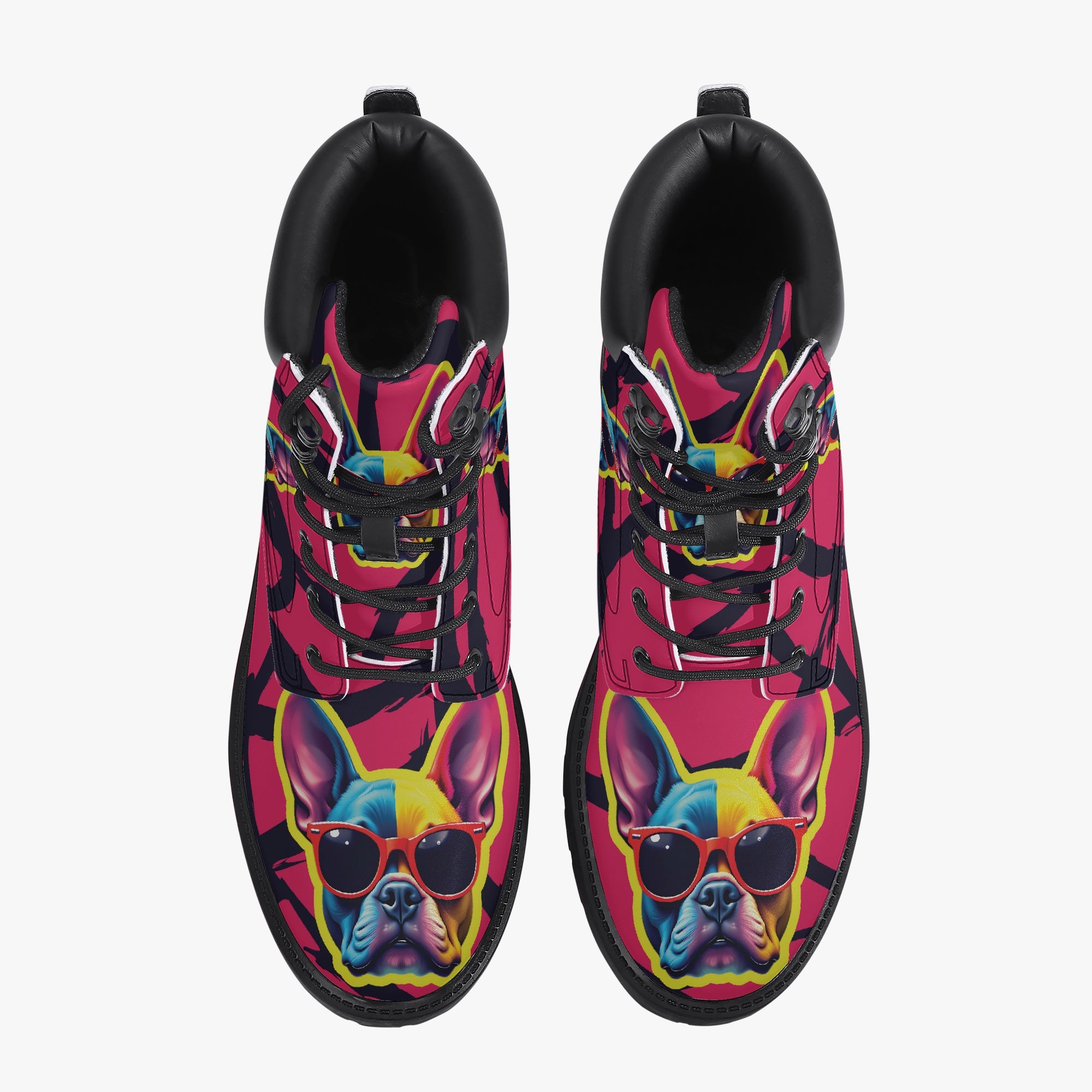 French Bulldog Casual Fashion Boots for Frenchie Enthusiasts-fadou