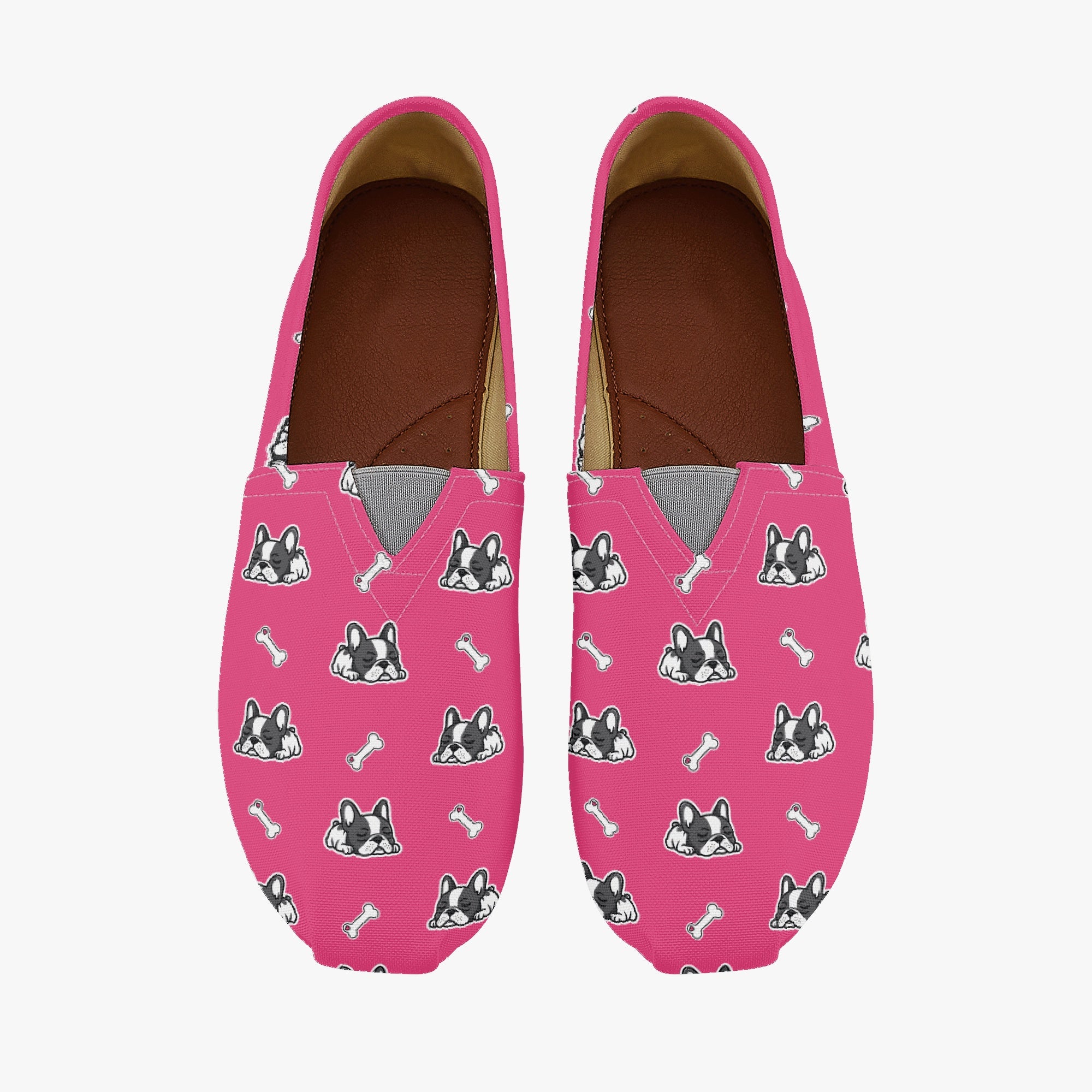 Frenchie Casual High-Top Shoes for Frenchie Enthusiasts-fadou