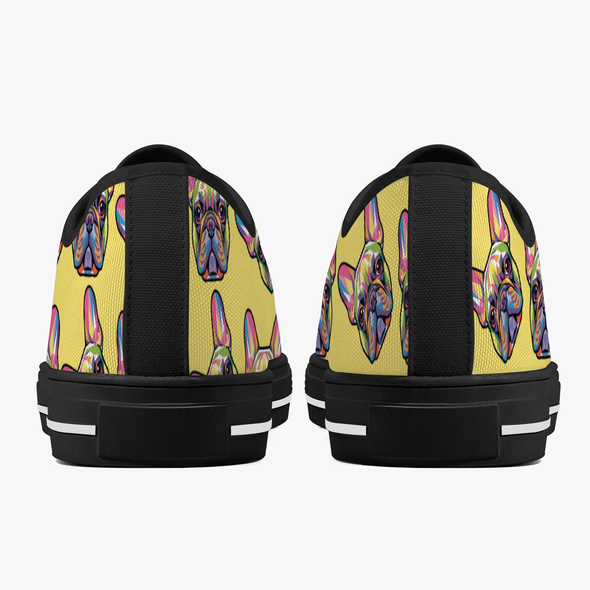 French Bulldog Low-Top Casual Footwear for Frenchie Fans-fadou