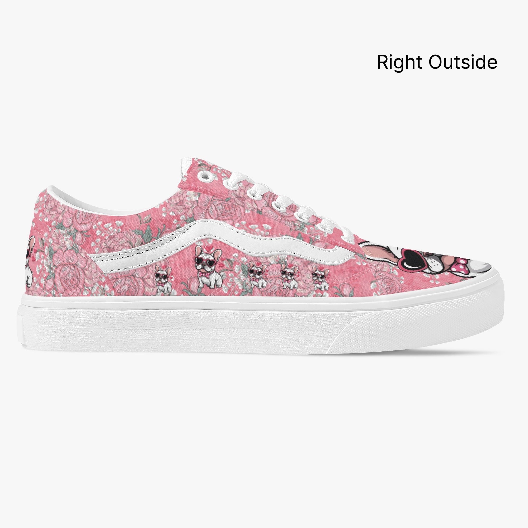 French Bulldog Trendy Casual Footwear for Dog Park Days-fadou