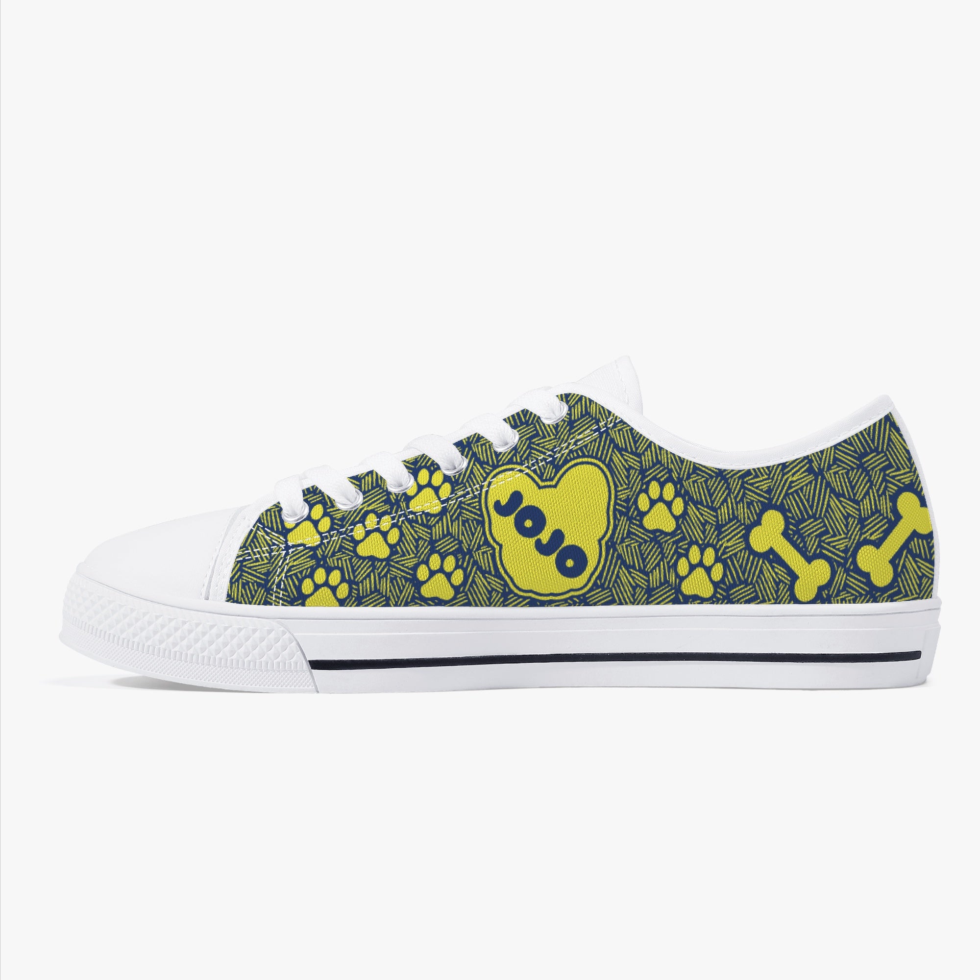 French Bulldog Classic Sneakers for Frenchie Enthusiasts-fadou