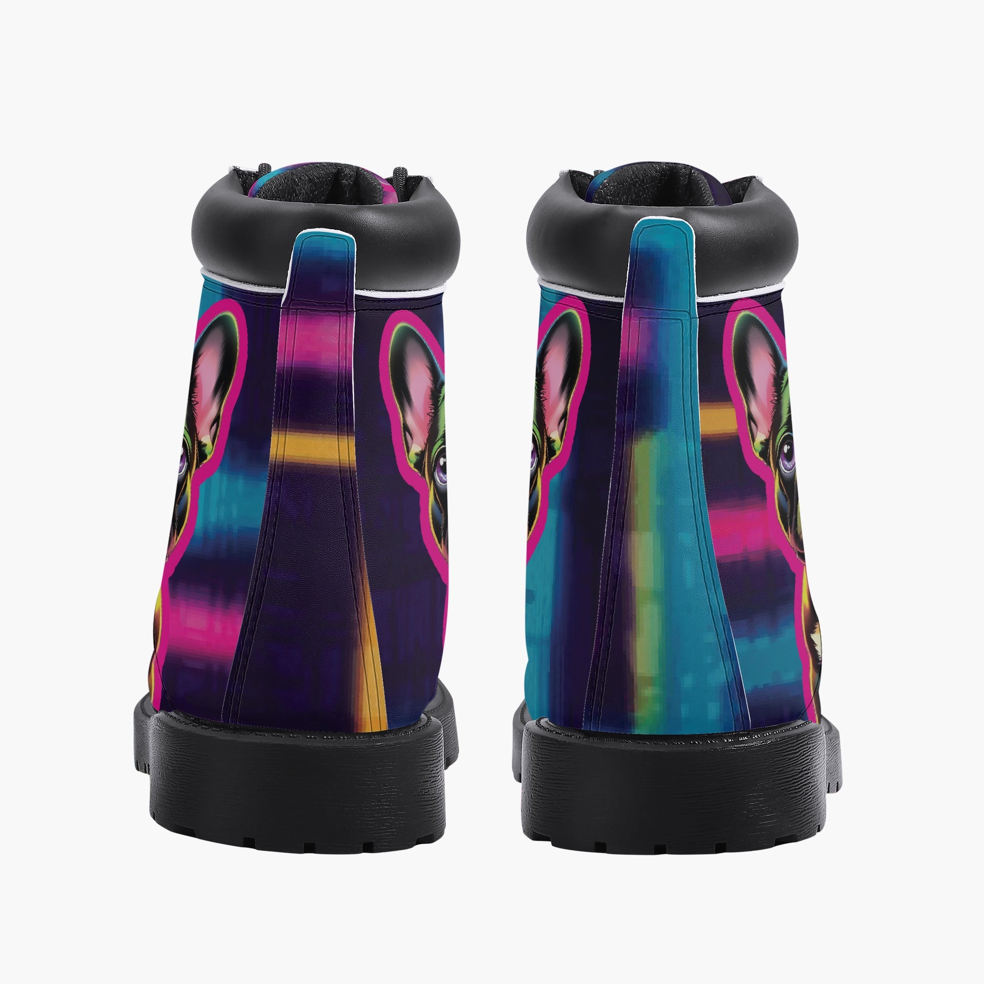 Adrienne Leather Ankle Booties for Frenchie Enthusiasts-fadou