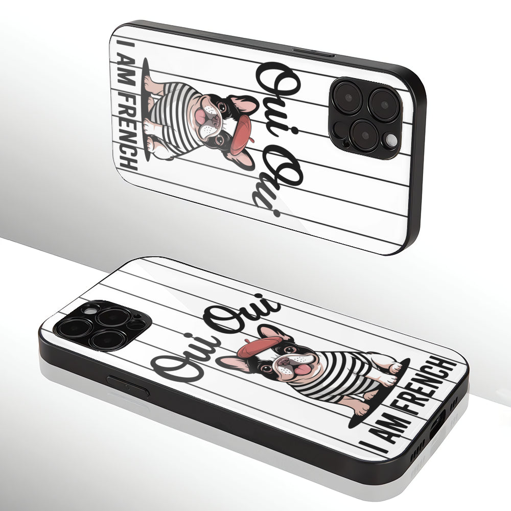 Piper - Iphone & Samsung Glass Case for Frenchie Enthusiasts-fadou